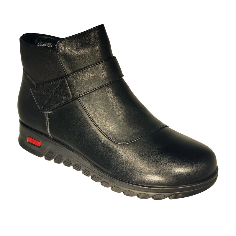 Ghete Casual Damă Formazione ZZ66055 Negru – Piele Naturală – vedere 1
