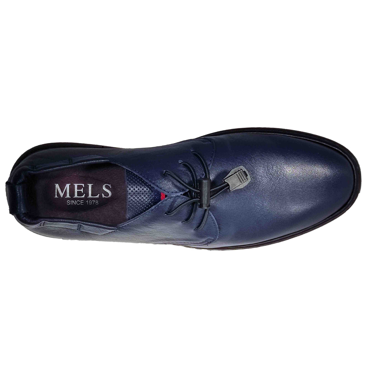 Pantofi Casual Bărbați MELS 2709 ALBASTRU – Piele Naturală – vedere 4