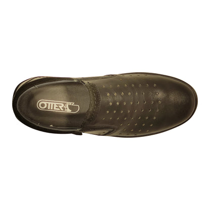 PANTOFI PERFORAȚI BĂRBAȚI OTTER/153 01-N - totalpantofi