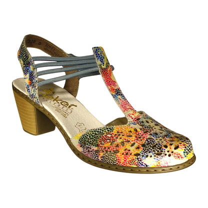 PANTOFI DECUPAȚI DAMĂ RIEKER/40969 - totalpantofi