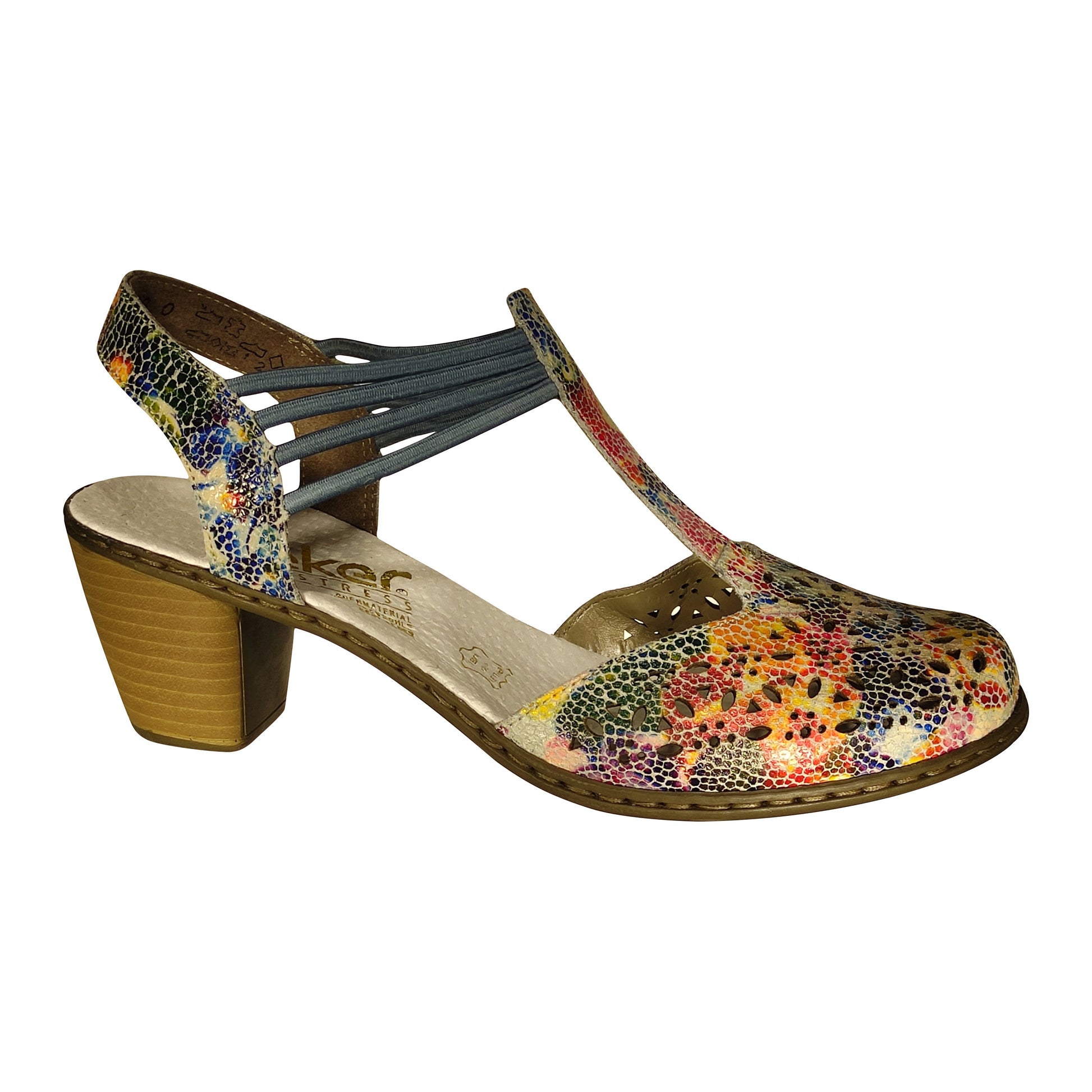 PANTOFI DECUPAȚI DAMĂ RIEKER/40969 - totalpantofi