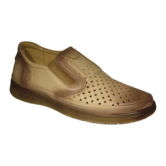 Pantofi perforați bărbați brand românesc 204328 - totalpantofi